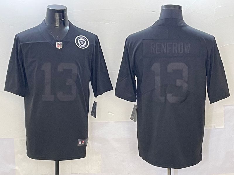 Men 2025 Oakland Raiders #13 Renfrow Black Nike Limited NFL Jersey style 4->oakland raiders->NFL Jersey